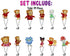 Cupcake Toppers Little Tiger – 24 PCS Party Decorations for Kids Birthday