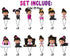 Girl Boss Cupcake Toppers - Set of 24 Stylish Party Decorations for Birthdays
