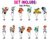 Go, Dog. Go! Cupcake Toppers – 24 PCS Party Decorations