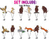 The Gruffalo 24 Pcs Cupcake Toppers – Storybook Party Decorations