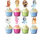 24 Pcs Cupcake Toppers Blue Dog And Bingo - Party Decorations