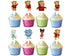 Cupcake Toppers Little Tiger – 24 PCS Party Decorations for Kids Birthday