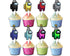 Cupcake Toppers Among - Set of 24 Party Birthday Decorations