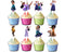 Cupcake Toppers Mexican Girl Set of 24 - Birthday Party Decorations, Mirabel Theme Cake Toppers