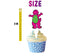 Cupcake Toppers Pink Dino & Friends - 24 Pcs Pink Dino Party Decorations