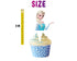Cupcake Toppers Set Elsa β 24 pcs Princess Birthday Cake Decorations, Elsa Anna Olaf Party Cupcake Picks