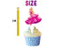 Cartoon Cupcake Toppers Barbe - Set of 24 Stylish Party Decorations