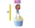 Cupcake Toppers Gabby – 24 pcs Cat Birthday Party Cake Decorations, Kids Cartoon Cupcake Picks