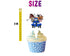 Little Blue Truck 24 Pcs Cupcake Toppers - Farm Animal Party Decorations