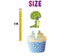 Cupcake Toppers Gigant Dino Set of 24, Dinosaur Birthday Party Cupcake Decorations