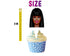 Afro Barbe Cupcake Toppers - Set of 24 Elegant Party Decorations