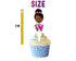 Girl Afro Boss Cupcake Toppers - Set of 24