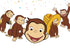 Birthday Banner Curious Monkey – 5 FT Cardstock Garland, Monkey Party Decorations for Kids