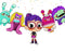 Birthday Banner Abby - 5ft Party Garland with 5 Cutout Characters & Ribbon