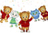 Birthday Garland Banner Little Tiger – 5 Cardstock Cutouts, 5FT Party Decoration