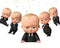 Birthday Party Banner The Boss - 5 Character Cardstock Garland