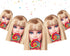 Lollipop Birthday Banner Barbe – 5 FT Girl Party Garland, Pink Barbie Decorations