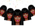 Afro Barbe Birthday Banner – 5 FT Party Garland for Girls, Pink Glam Doll Theme Decorations