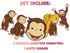 Birthday Banner Curious Monkey – 5 FT Cardstock Garland, Monkey Party Decorations for Kids