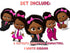 Girl Afro Birthday Banner Boss – 5FT Ribbon Garland. Party Decoration for Girls - Baby Theme