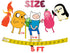 Birthday Party Banner Adventure - Finn, Jake & Friends Garland