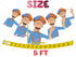 Birthday Banner Blipo – 5 Cutout Characters, Kids Party Garland Decoration
