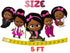 Girl Afro Birthday Banner Boss – 5FT Ribbon Garland. Party Decoration for Girls - Baby Theme