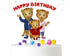 Cake Topper Little Tiger – Cardstock Birthday Cake Decoration, Happy Birthday Topper