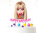 Lollipop Cake Topper Barbe - Happy Birthday Topper, Pink Girl Party Decoration