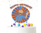 Cake Topper Blipo – Happy Birthday Sign, Cardstock Cake Decoration for Kids Birthday Party