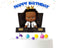 Afro Baby Cake Topper – Black Boss Birthday Cake Decoration
