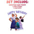Happy Birthday Mexican Girls Cake Topper – Cardstock Cake Decoration
