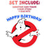 Cake Topper Ghost Happy Birthday Decoration - Ghostbusters Birthday Cake Topper