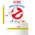 Cake Topper Ghost Happy Birthday Decoration - Ghostbusters Birthday Cake Topper