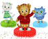 Honeycomb Centerpieces Little Tiger – 5 Characters Table Decorations