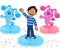 Honeycomb Centerpieces Blue Clue Dogs – 5 PCS Table Decorations, Blue, Magenta & Josh