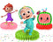 Honeycomb Table Centerpieces Baby Melon - 5 PCS Party Table Decor