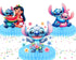 Party Honeycomb Centerpieces Stitch – 5 PCS Table Decorations for Kids Birthday