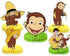 Honeycomb Centerpieces Curious Monkey – 5 Pack Table Decorations, Monkey Birthday Party Decorations