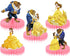 Honeycomb Table Centerpieces Beauty Beast – Set of 5 Princess Belle & Beast Table Decorations