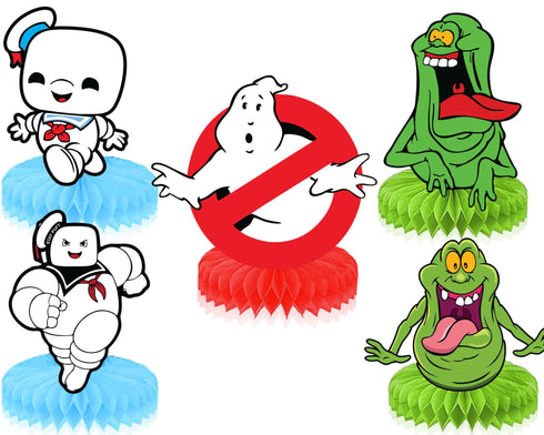 Honeycomb Table Centerpieces Ghost – 6 Inch Party Centerpiece Decorations, Ghost & Slimer