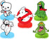 Honeycomb Table Centerpieces Ghost – 6 Inch Party Centerpiece Decorations, Ghost & Slimer
