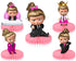 Girl Honeycomb Centerpieces Boss – 5 Table Decorations