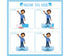 Honeycomb Centerpieces Blue Clue Dogs – 5 PCS Table Decorations, Blue, Magenta & Josh