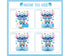 Party Honeycomb Centerpieces Stitch – 5 PCS Table Decorations for Kids Birthday