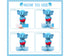 Honeycomb Table Centerpieces Baby Melon - 5 PCS Party Table Decor