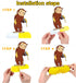 Honeycomb Centerpieces Curious Monkey – 5 Pack Table Decorations, Monkey Birthday Party Decorations