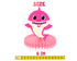Honeycomb Centerpieces Kids Shark – Table Decorations Set – 5 Cute Kids Shark Cardstock Figures