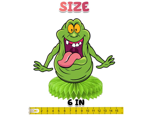 Honeycomb Table Centerpieces Ghost – 6 Inch Party Centerpiece Decorations, Ghost & Slimer