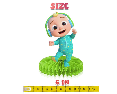 Honeycomb Table Centerpieces Baby Melon - 5 PCS Party Table Decor